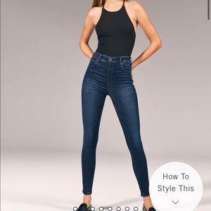 Abercrombie Simone High rise Skinny jeans